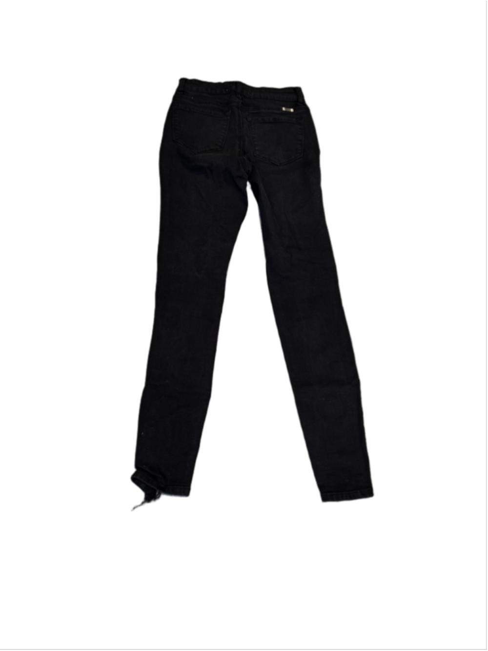 KanCan Black Distressed Button Fly Skinny Ankle Jeans Estilo #KC6192BK Cut 34 - Picture 4 of 5